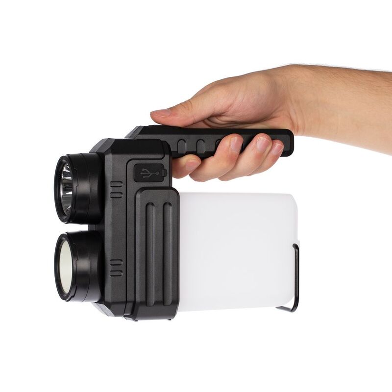 Кемпинговый фонарь-лампа аккумуляторный Yol, черный арт.63001.30