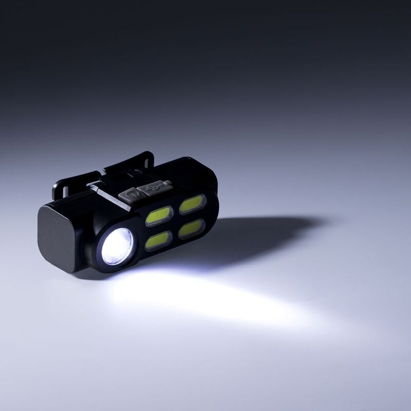 Налобный фонарик аккумуляторный Alnes, черный арт.63002.30