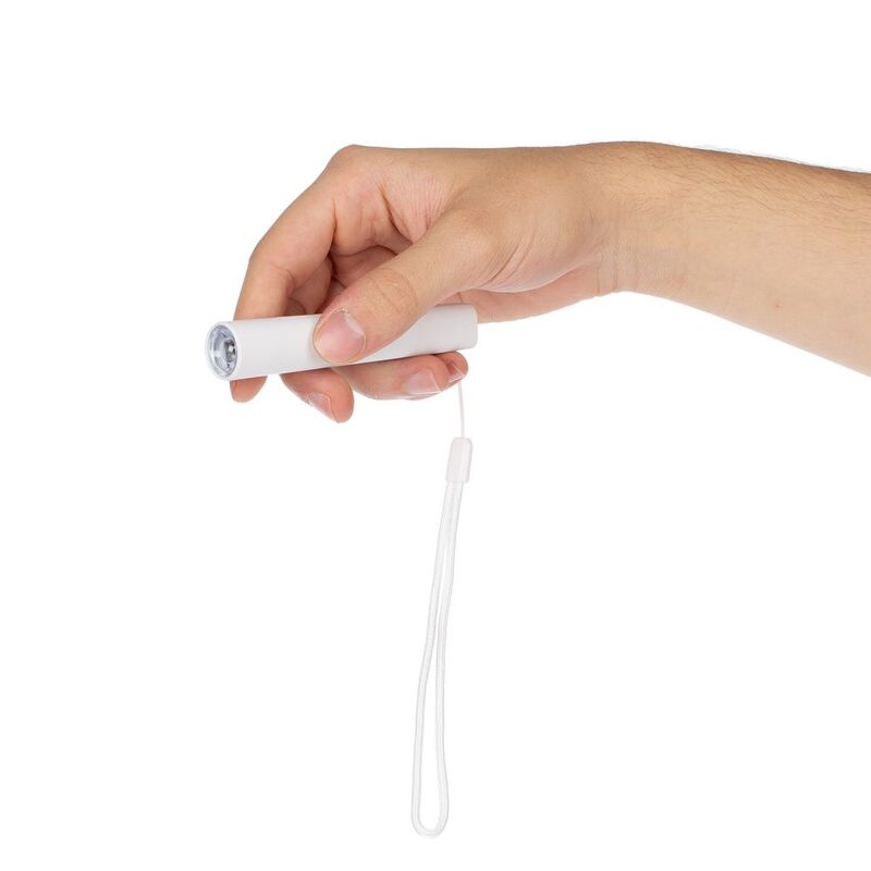 Фонарик аккумуляторный Falkirk, белый арт.63003.60