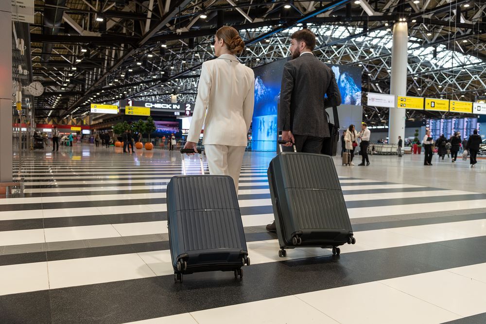 Чемодан Santiago M, темно-синий арт.16725.40