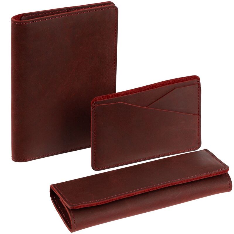 Чехол для карточек inStream, красный арт.15551.50