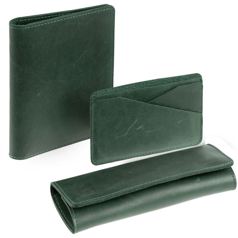 Чехол для карточек inStream, зеленый арт.15551.90