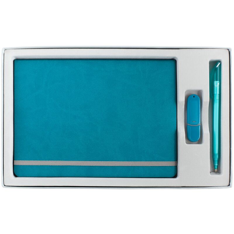 Коробка In Form с ложементом под ежедневник, флешку, ручку, ver. 2, серая арт.17236.10