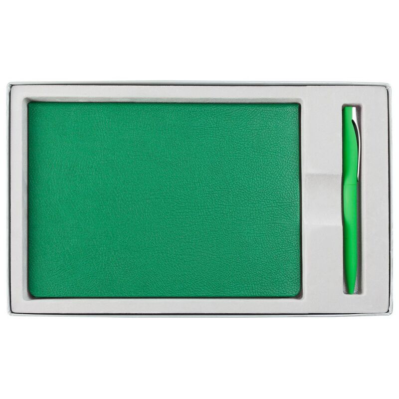 Коробка Horizon с ложементом под ежедневник и ручку, серая арт.17237.10