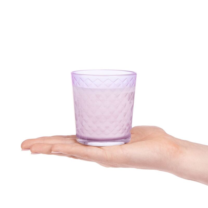 Свеча ароматическая Ristoro, сиреневая, амбра и специи арт.16640.70