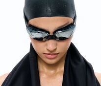 Шапочка для плавания Aquasana, черная арт.16642.30