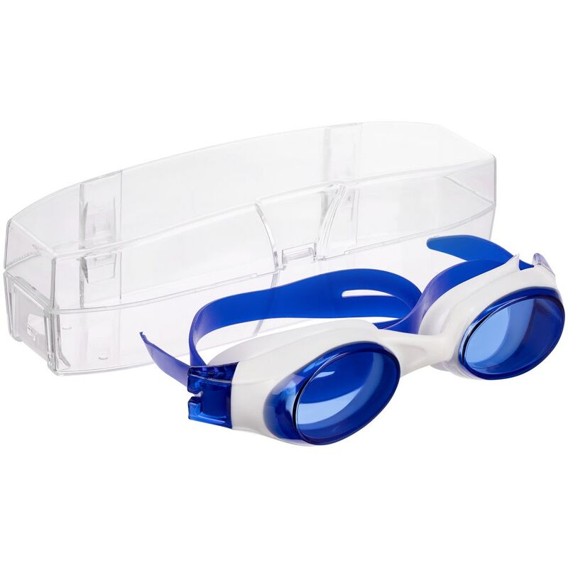 Очки для плавания Swimatic, синие с белым арт.16643.46