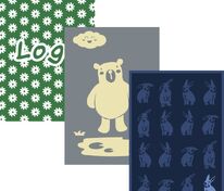 Плед Effect Stereo на заказ, M, полушерсть арт.18528.02