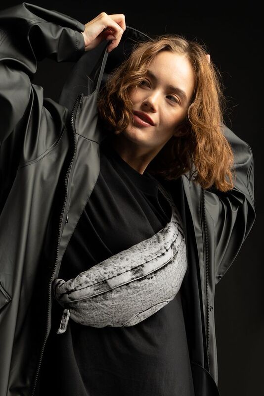 Поясная сумка W6, серая арт.16544.10