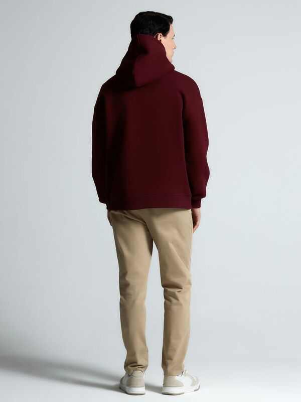 Худи Kulonga Oversize, бордовое арт.14101.55