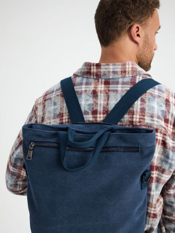 Рюкзак-шопер Casual, синий арт.16583.40