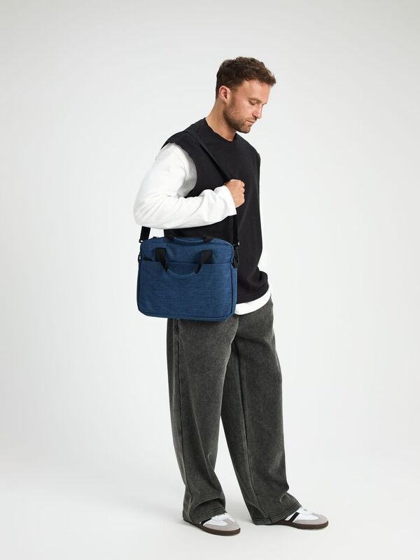 Сумка для ноутбука Delegate, синяя арт.16585.40