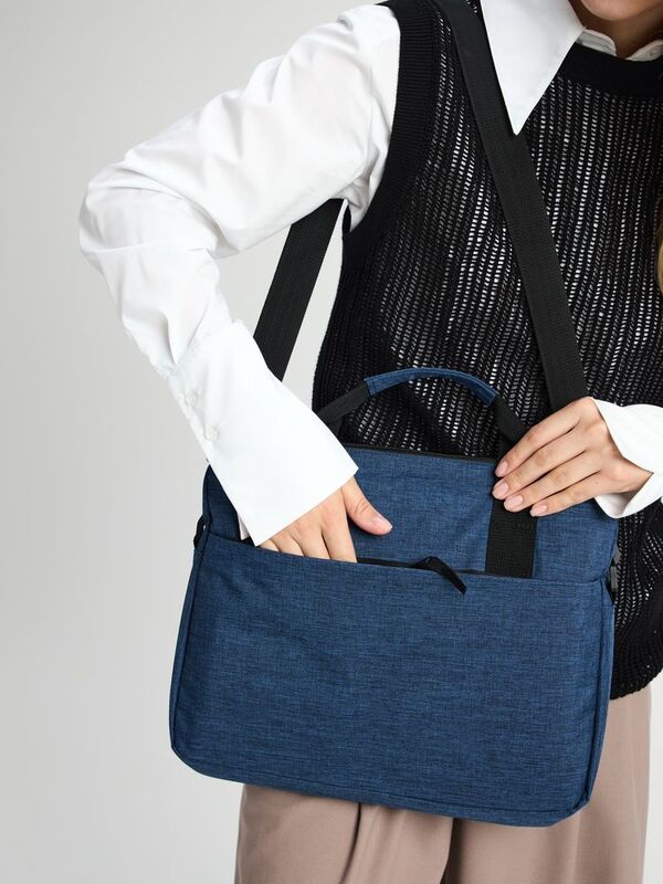 Сумка для ноутбука Delegate, синяя арт.16585.40