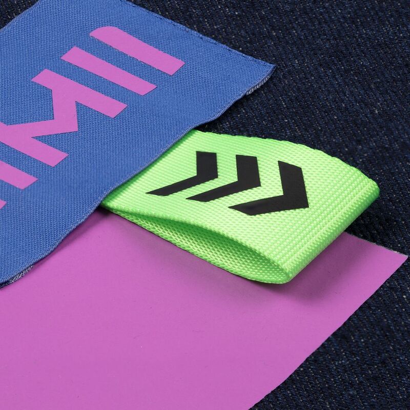 Стропа текстильная Fune 25 S, зеленый неон, 10 см арт.19703.94.10cm