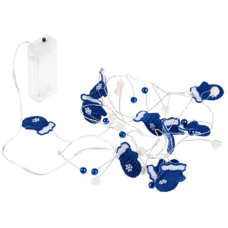 Гирлянда Merry Mittens, синяя арт.16953.40