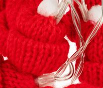 Гирлянда Cosy Poms, красная арт.16957.50