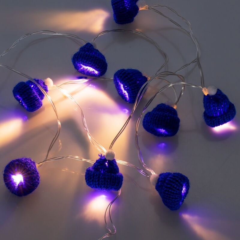 Гирлянда Cosy Poms, синяя арт.16957.40
