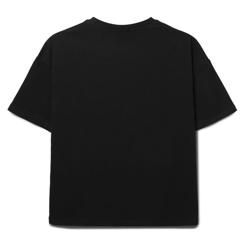 Футболка детская оверсайз Teezer, черная арт.16963.30