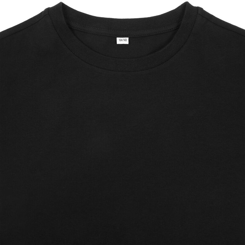 Футболка детская оверсайз Teezer, черная арт.16963.30