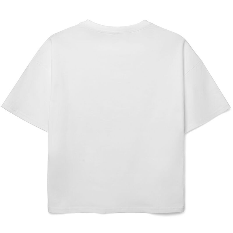 Футболка детская оверсайз Teezer, белая арт.16963.60