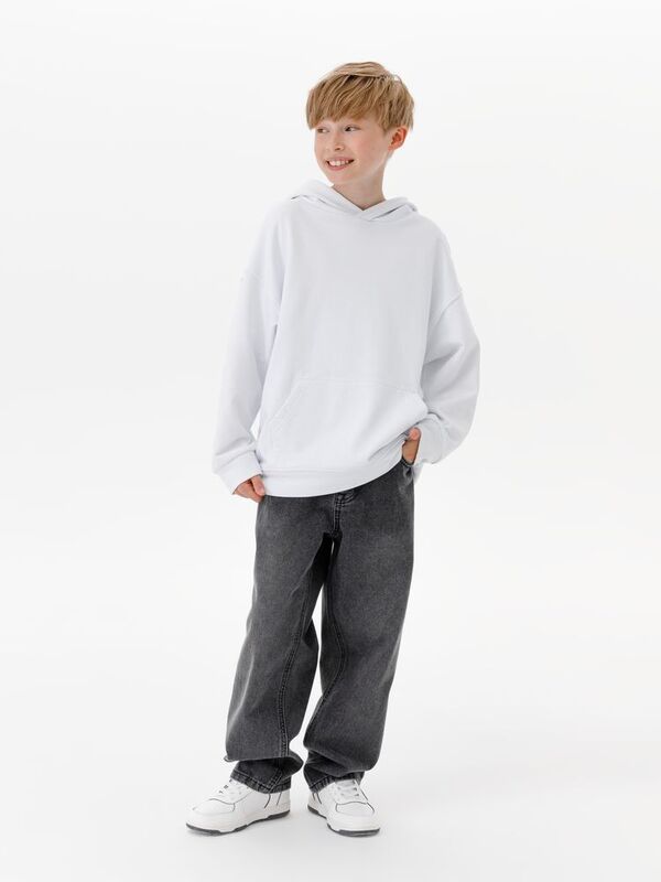Худи детское оверсайз Houdini, белое арт.16964.60
