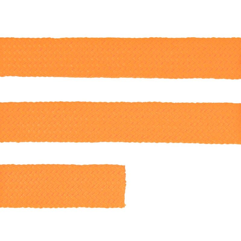 Плоский шнур Cord M, оранжевый неон, 100 см арт.19710.22.100cm