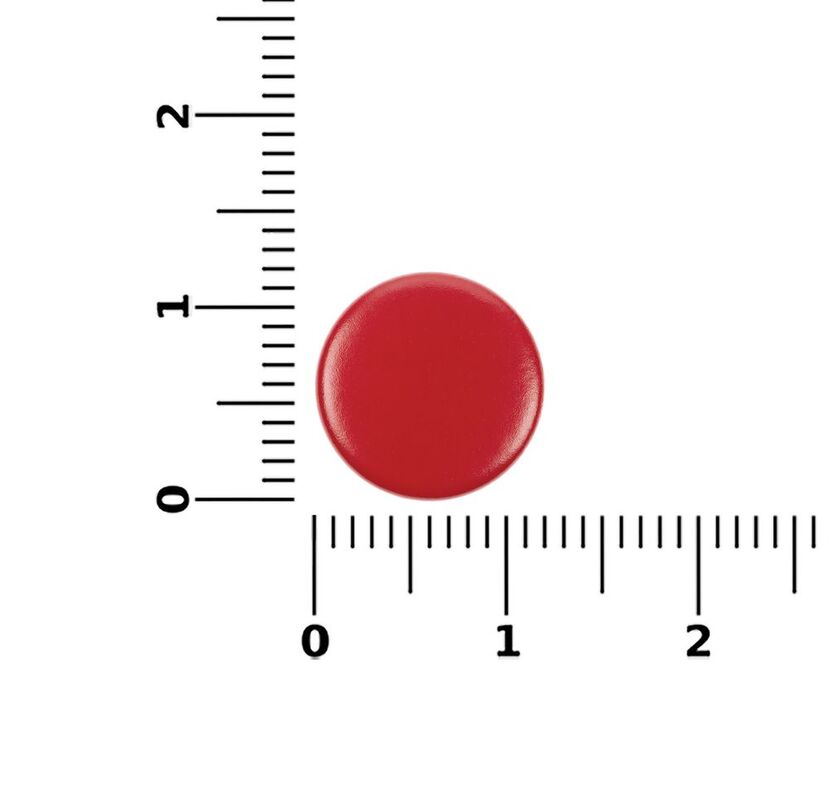 Кнопка Clavis, M, красная арт.19717.50