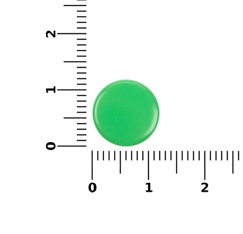 Кнопка Clavis, M, зеленый неон арт.19717.94