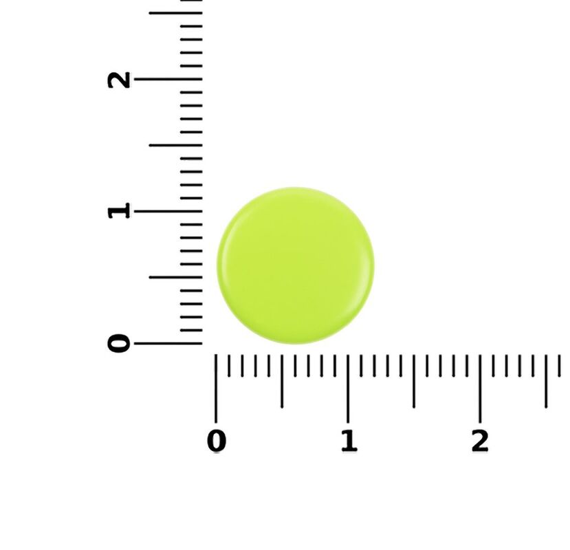 Кнопка Clavis, M, желтый неон арт.19717.89