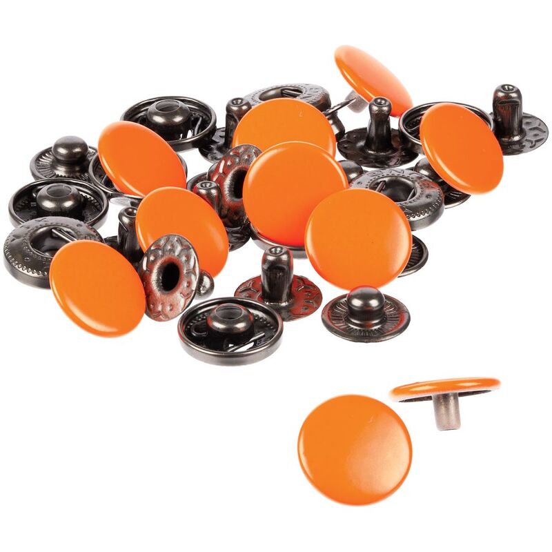 Кнопка Clavis, M, оранжевый неон арт.19717.22