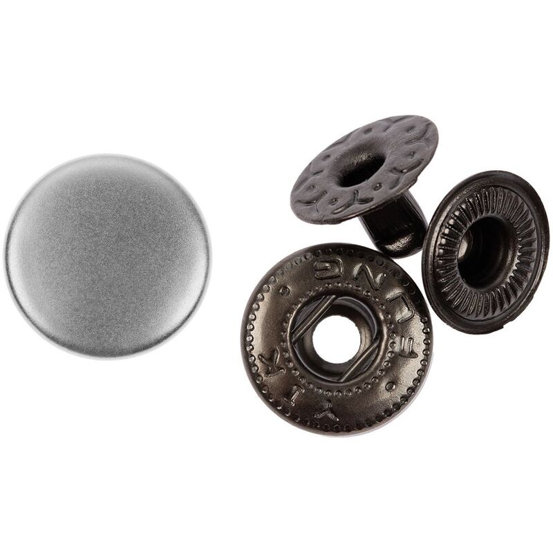 Кнопка Clavis, M, серебристая арт.19717.10