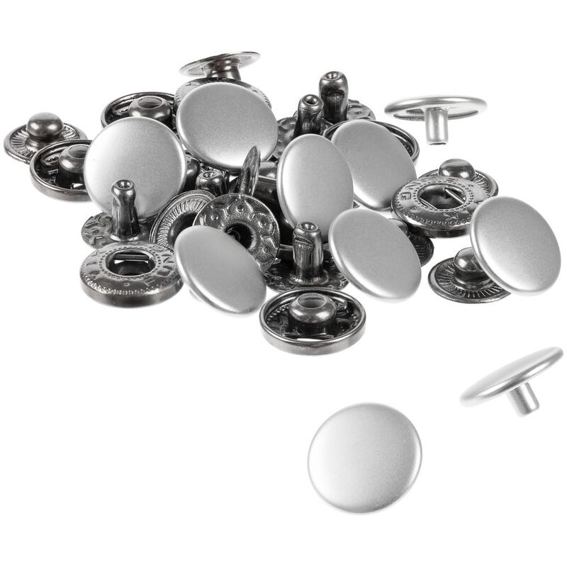 Кнопка Clavis, M, серебристая арт.19717.10