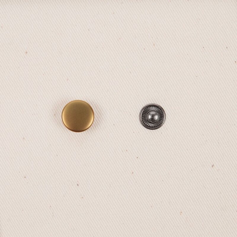 Кнопка Clavis, M, золотистая арт.19717.00