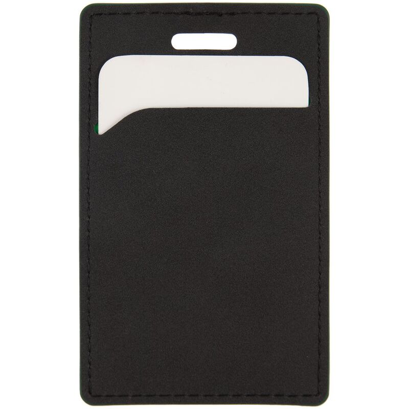 Чехол для пропуска Multimo, черный с зеленым арт.17623.39
