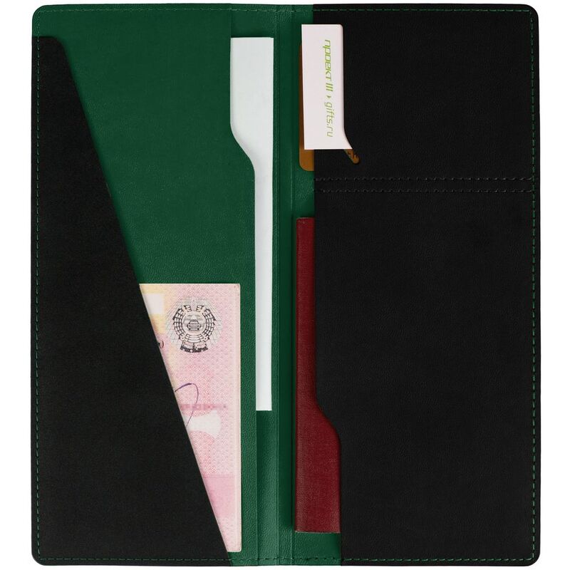 Дорожный органайзер Multimo, черный с зеленым арт.17323.39