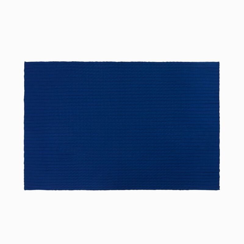 Плед Tressa, темно-синий (кобальт) арт.19622.47