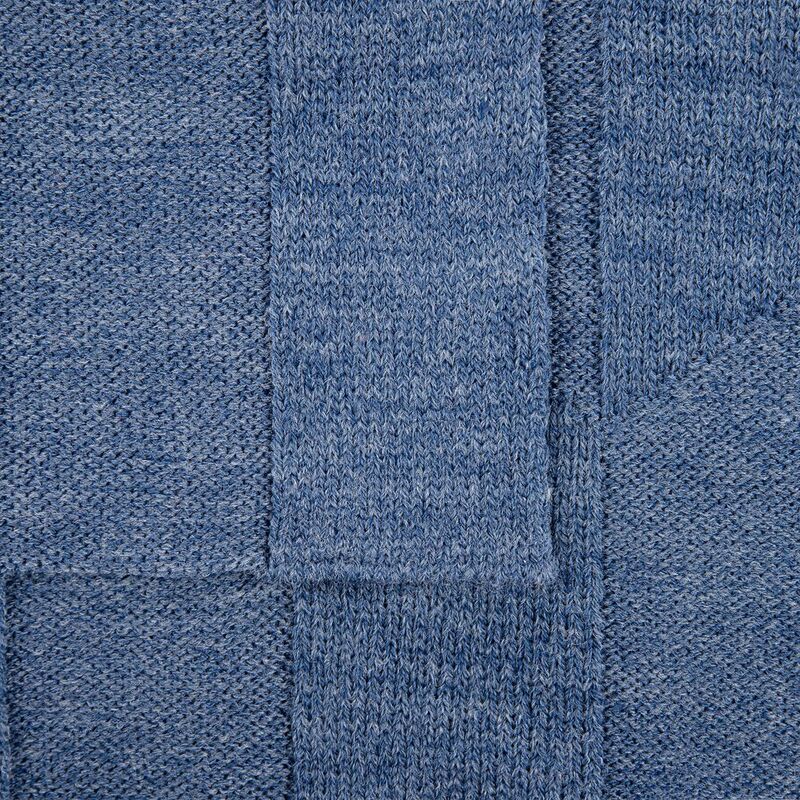 Плед Rombus, синий меланж (джинс) арт.19623.45