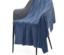 Плед Rombus, синий меланж (джинс) арт.19623.45