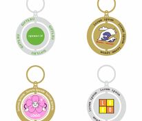 Брелок с поворотным элементом Spin на заказ, доставка авиа арт.18527.01.avi