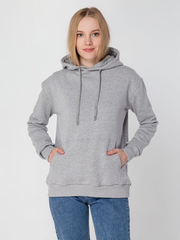 Худи Kirenga 2.0 Heavy, ver. 2, серый меланж арт.16215.13