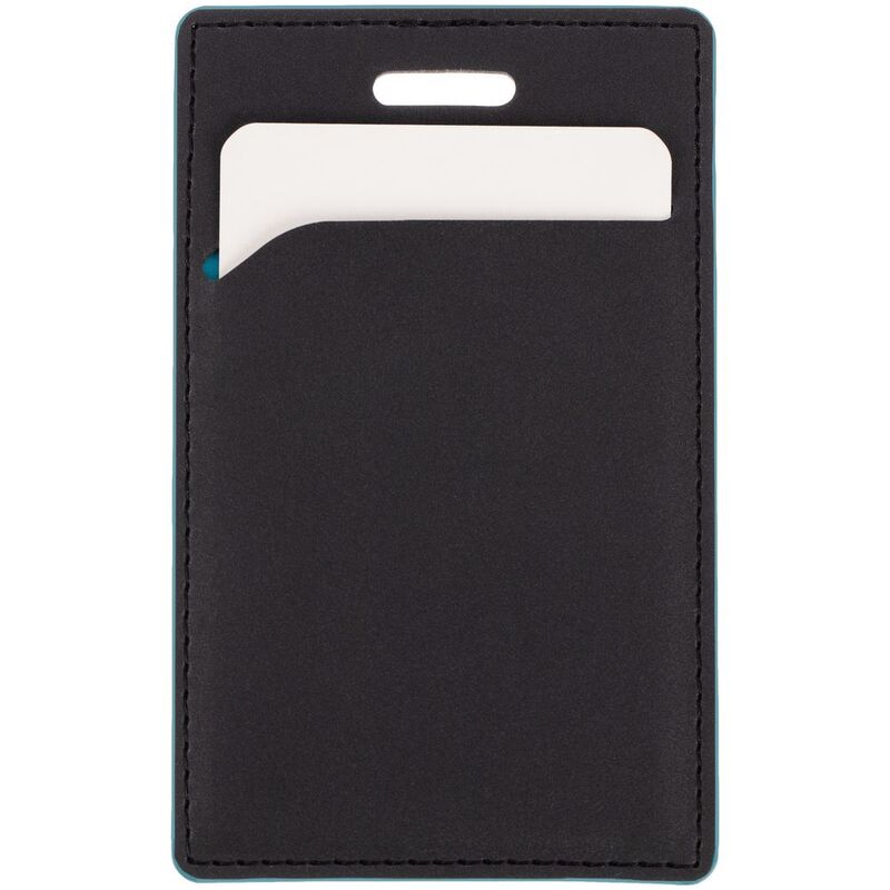 Чехол для пропуска Multimo, черный с бирюзовым арт.17623.49