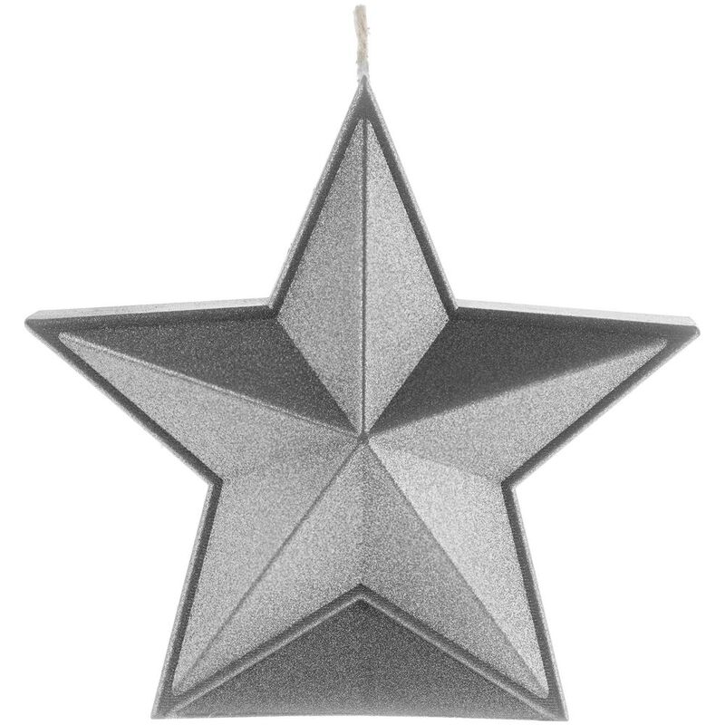 Свеча High Five, серебристая арт.19334.10