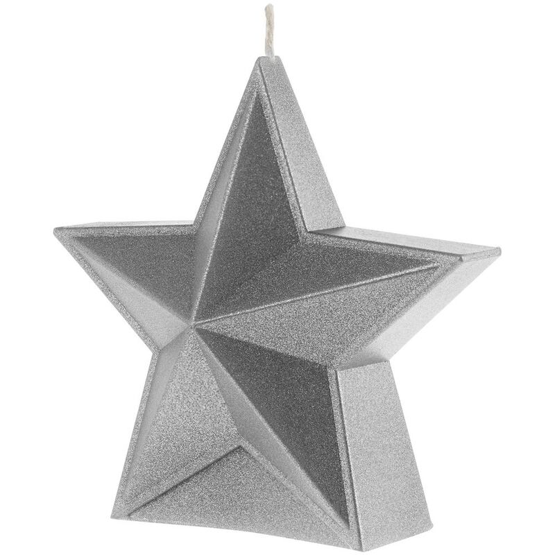 Свеча High Five, серебристая арт.19334.10