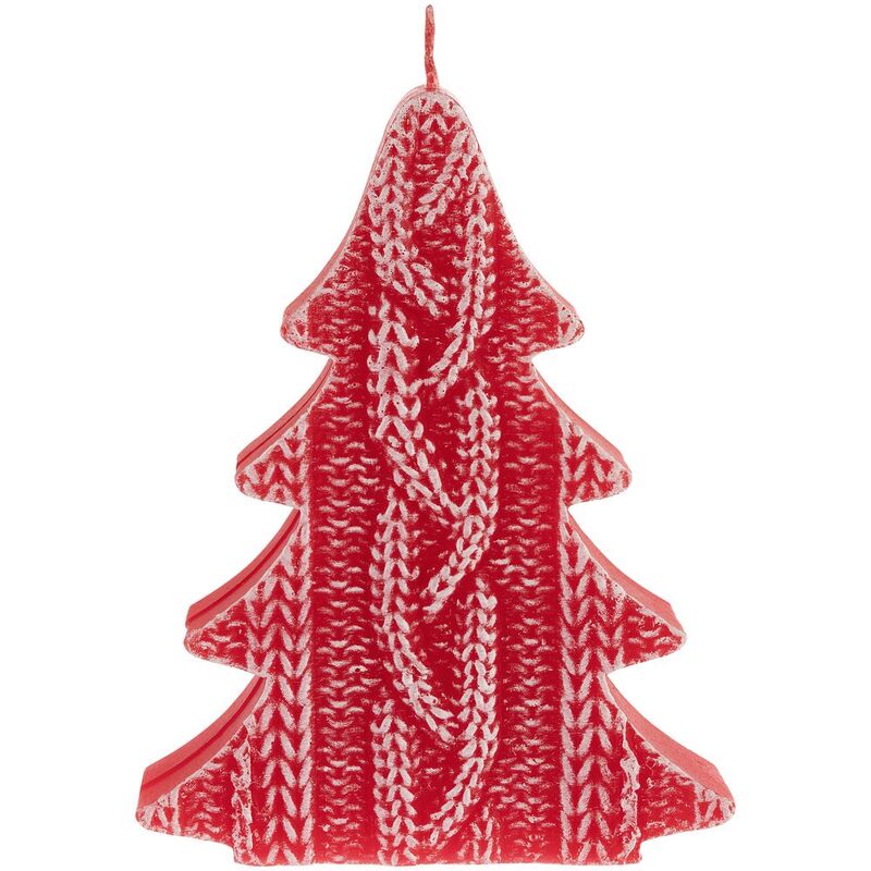 Свеча Kniteam, елка, красная арт.19335.50