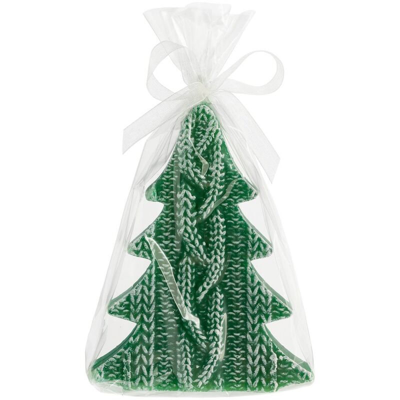 Свеча Kniteam, елка, зеленая арт.19335.90