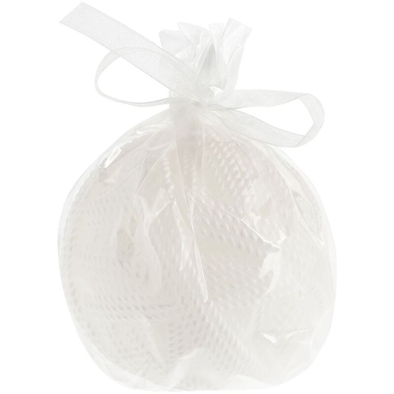 Свеча Kniteam, клубок, белый арт.19337.60