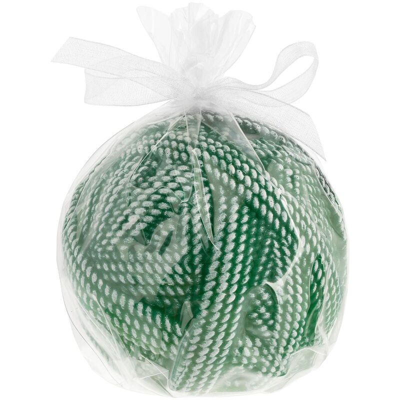 Свеча Kniteam, клубок, зеленый арт.19337.90