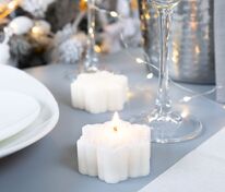 Свеча Snowlight 2, белая, 6 см арт.19339.60