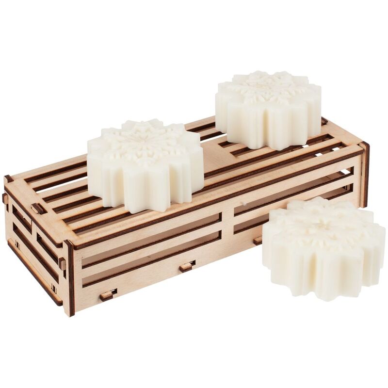 Набор свечей Snowflame, 8 см арт.19344.60