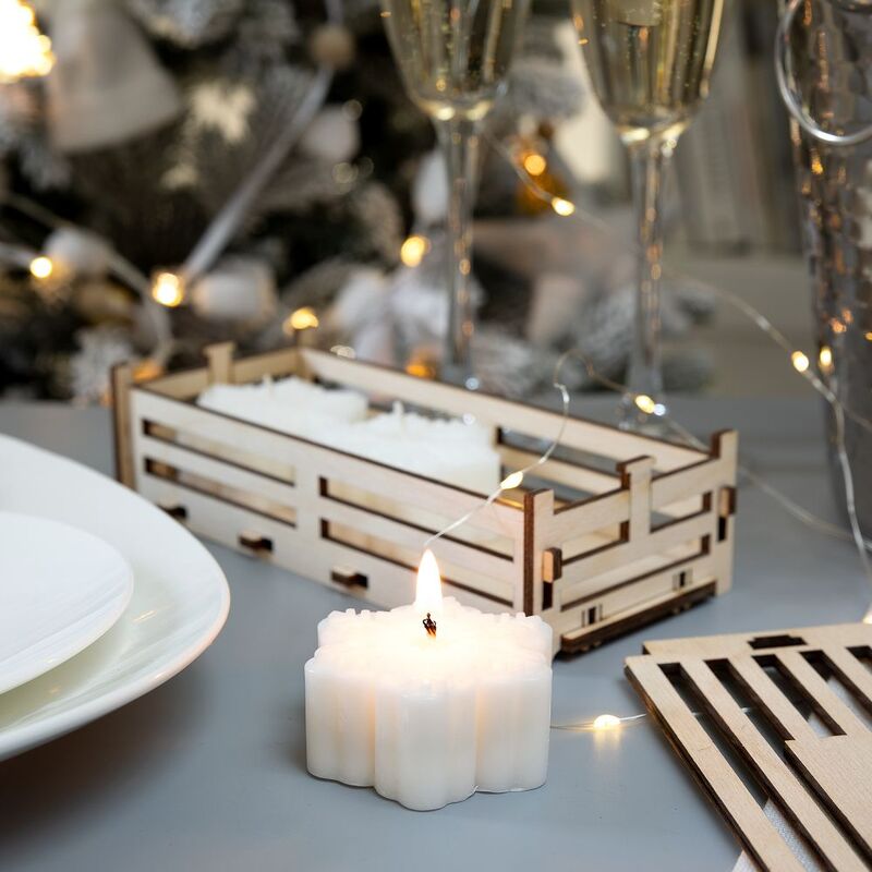 Набор свечей Snowlight, 6 см арт.19345.60